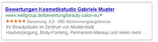 google-suchergebnis
